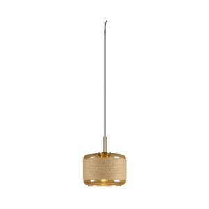 SLV Pantilo Rope 19 rond goud staal hanglamp