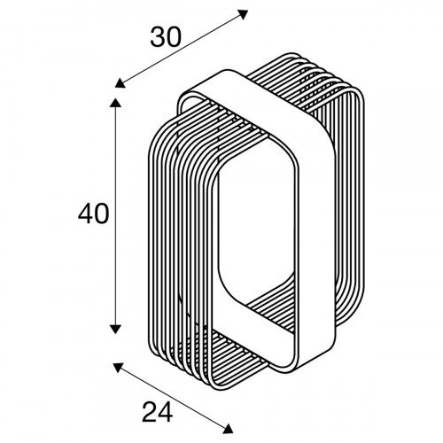 Grid Sun vloerlamp staande lamp tuin zwart SLV