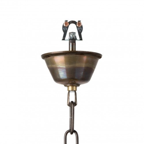 Verandalamp Labenne (1180) - Kettinglamp Brons - KS-verlichting - Buitenlamp aan ketting