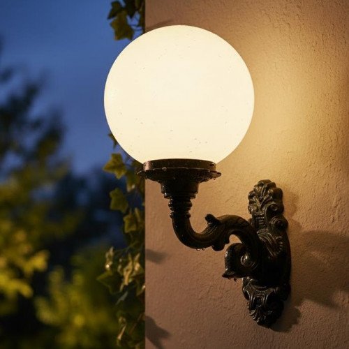 buitenlamp Nice Ø 30 (1310) klassieke buitenlamp met bol - KS Verlichting - Buitenverlichting Bol