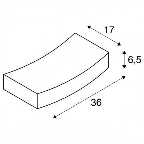 Plastra 102 Curve Wit 1xr7s