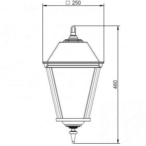 K6C aan ketting (1482) - KS Verlichting - Lampen aan Ketting
