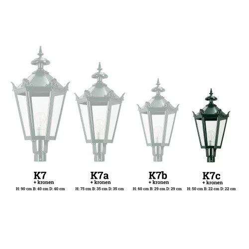 K7C + kronen (1510) - KS Verlichting - Kappen Palen en Steunen
