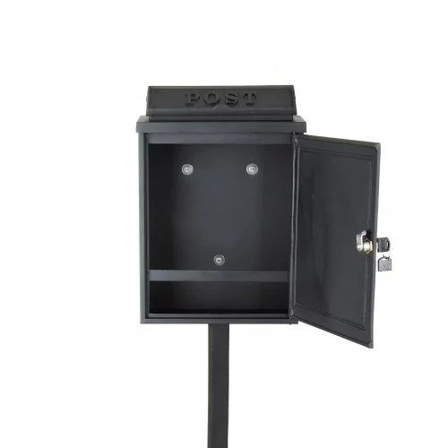 Brievenbusklep aluminium zilver - Brievenbus Webshop
