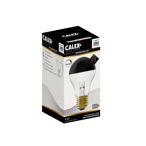 Lichtbron Calex LED zwart E27 fitting modern licht 4W