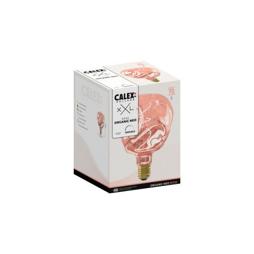 rose kleurig lichtbron met E27 fitting