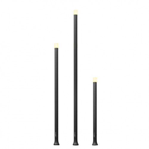 Zwarte moderne tuinlamp Barite 60 van Lightpro 12v verlichting