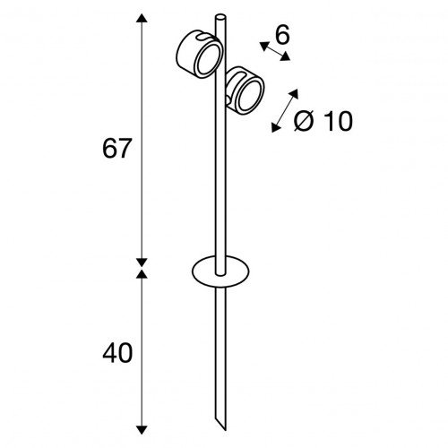 Sitra 360 Sl Spike Antraciet 2xgx53