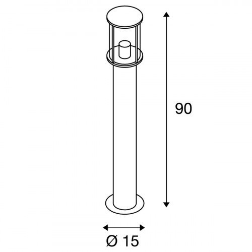 Photonia Staande Lamp Antraciet 1xe27