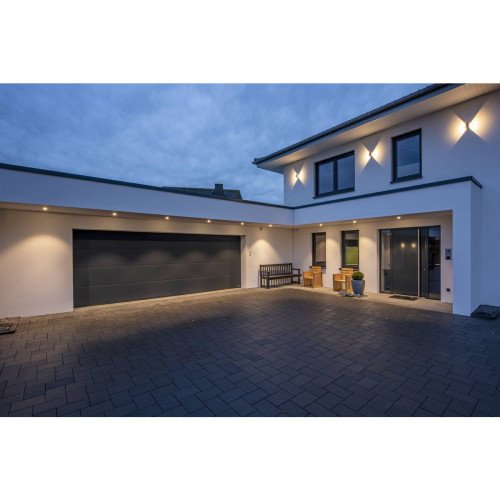 Buitenlamp Logs Wall Antraciet 1xled 3000k