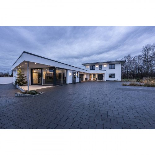 Buitenlamp Logs Wall Antraciet 1xled 3000k