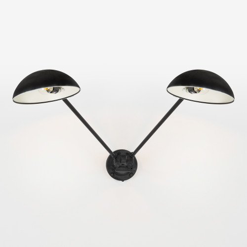messing lamp in de kleur antiek zwart met een E27 fitting