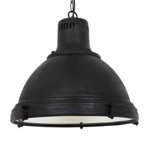 messing lamp in de kleur antiek zwart met een E27 fitting