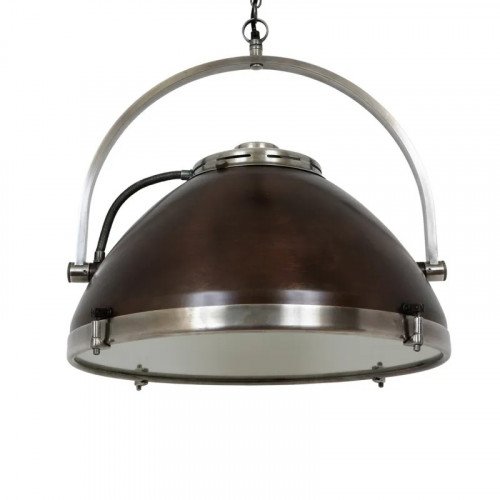messing lamp in de kleur antiek donker messing met een E27 fitting