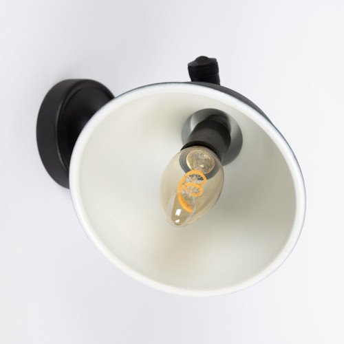 Industriele vintage Maxim Cover Zwart  Wandspot