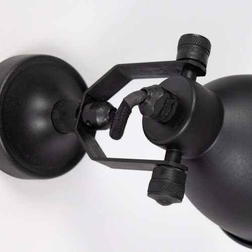 Industriele vintage Maxim Cover Zwart  Wandspot