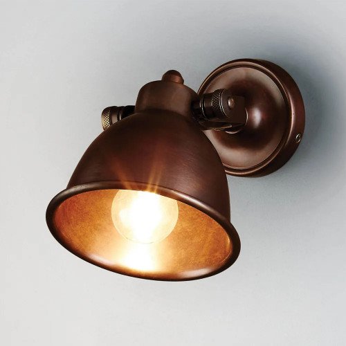 Industriele vintage Maxim Copper Wandspot