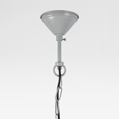 messing lamp in de kleur antiek antraciet met een E27 fitting