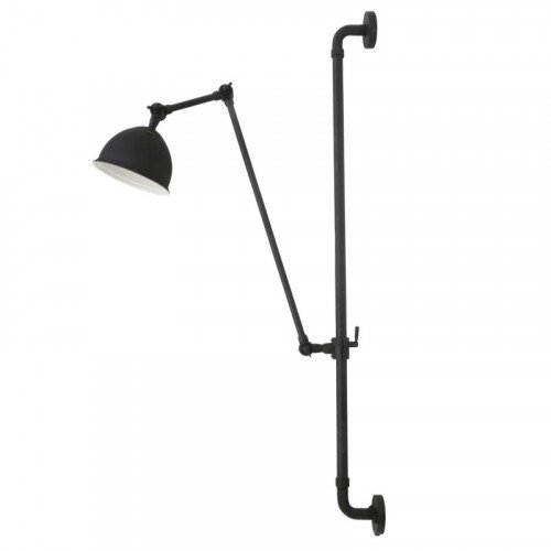 Retro muurlamp Reno antique brass | Nostalux.nl