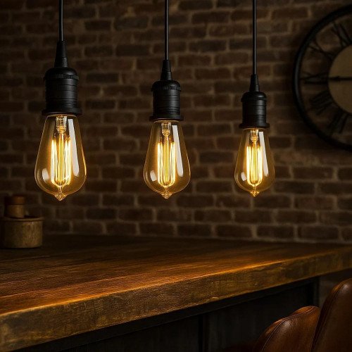 messing lamp in de kleur antiek KLEUR met een FIITTING fitting