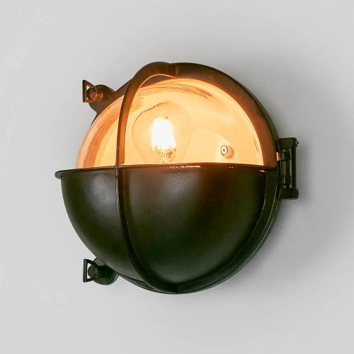 Scheepslamp Taylor antiek zwart 