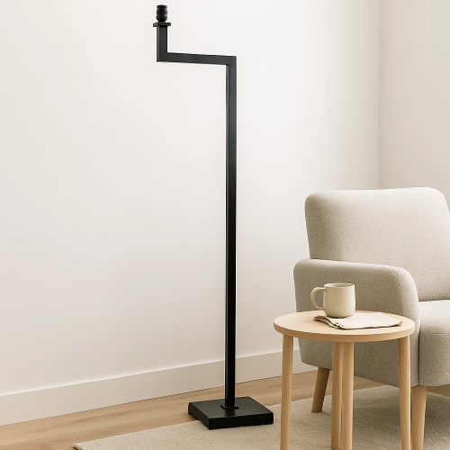 messing lamp in de kleur antiek zwart met een E27 fitting
