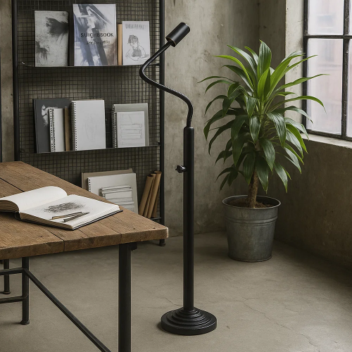 messing lamp in de kleur antiek zwart met een GU10 fitting messing lamp in de kleur antiek zwart met een GU10 fitting