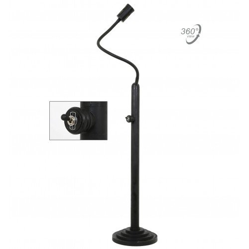 messing lamp in de kleur antiek zwart met een GU10 fitting messing lamp in de kleur antiek zwart met een GU10 fitting
