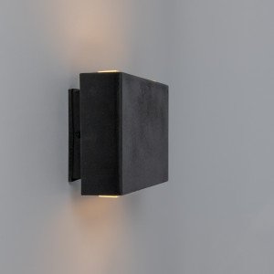 messing lamp in de kleur antiek zwart met een E27 fitting