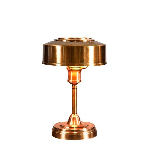 bureaulamp, tafellamp, antique brass, industrieel, vintage, auxerre