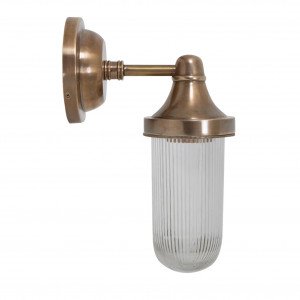 messing lamp in de kleur antiek messing met een E27 fitting messing lamp in de kleur antiek messing met een E27 fitting