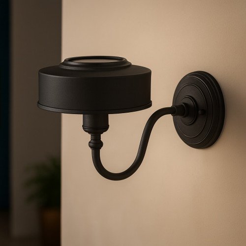 Wandlamp Antibes Antiek Zwart 