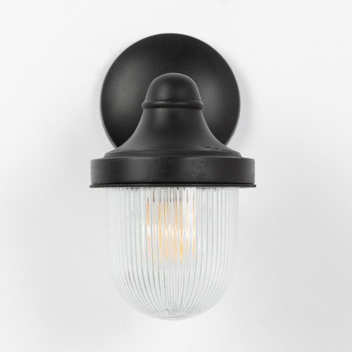 Zwarte messing wandlamp Abby van KS Verlichting