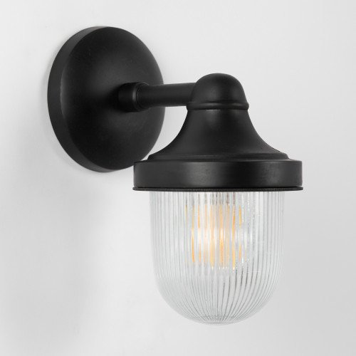 Zwarte messing wandlamp Abby van KS Verlichting