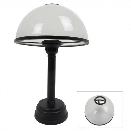 messing lamp in de kleur antiek zwart met een E27 fitting
