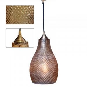 messing lamp in de kleur antiek goud met een E27 fitting messing lamp in de kleur antiek goud met een E27 fitting