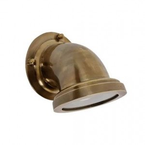 industriële spots - Auckland wandlamp Messing- stoere lampen - industriële lamp - Nostalux