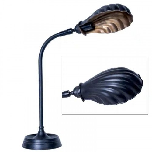 messing lamp in de kleur antiek zwart met een E27 fitting
