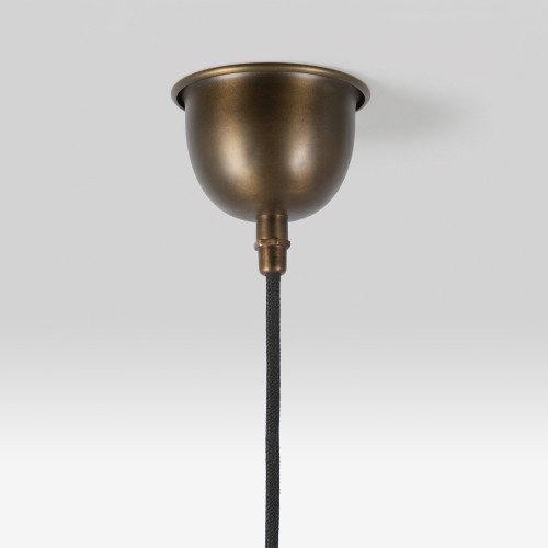messing lamp in de kleur antiek messing met een E27 fitting