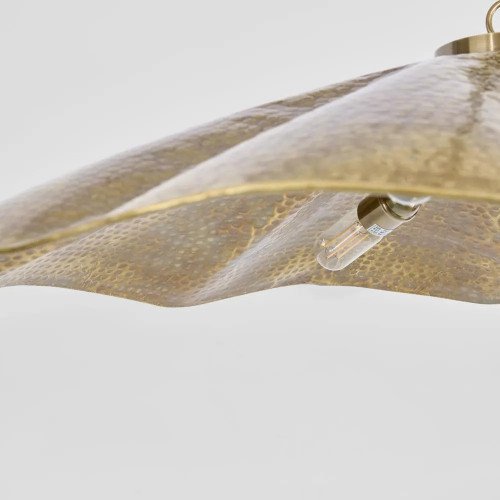 messing lamp in de kleur antiek messing met een E27 fitting