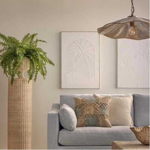 messing lamp in de kleur antiek messing met een E27 fitting