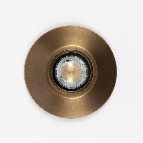 Gemini inbouwspot antiek brons