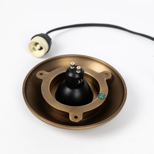 Gemini inbouwspot antiek brons