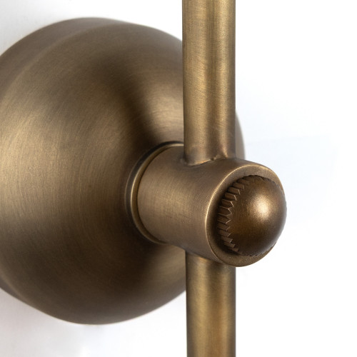 messing lamp in de kleur antiek messing met een E27 fitting