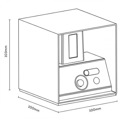 Volterra Up & Down oplaadbare wandlamp zand