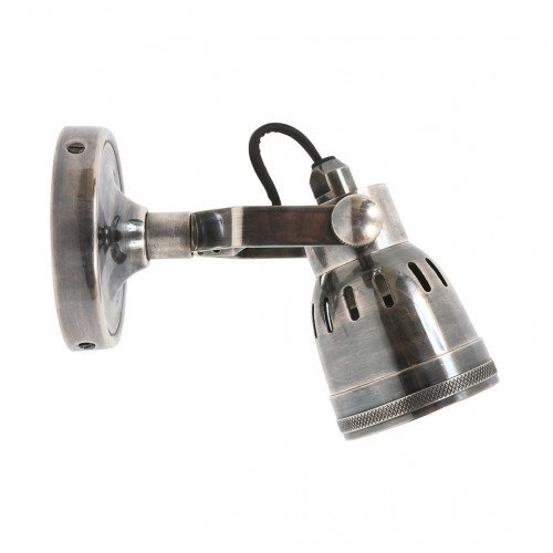 Nostaluce Industriële vintage Indigo Cover Zilver  Wandspot | Nostalux.nl
