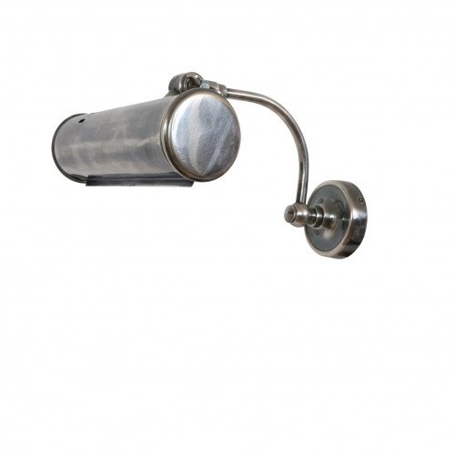 messing lamp in de kleur antiek zilver met een E14 fitting