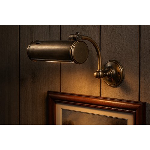 messing lamp in de kleur antiek zilver met een E14 fitting