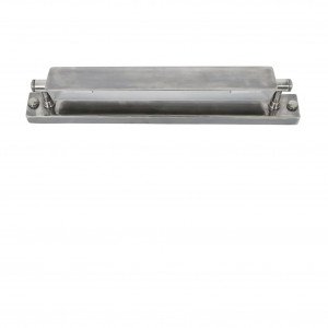 messing lamp in de kleur antiek zilver met een E14 fitting