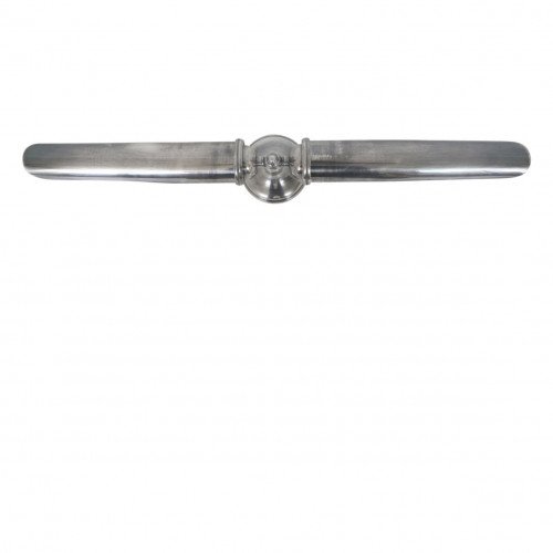 messing lamp in de kleur antiek zilver met een E27 fitting